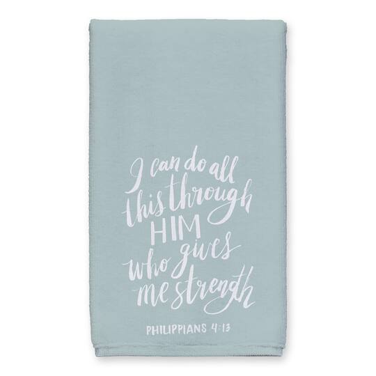 All Things Through Him Tea Towel Set
